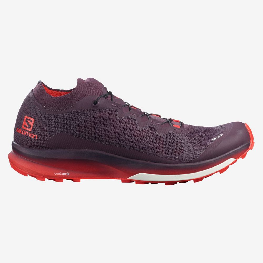 SALOMON UK S/LAB ULTRA 3 - Mens Trail Running Shoes Purple,WIXP86140
